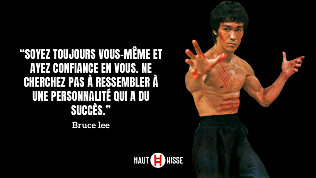 Cita de Bruce Lee sobre la confianza en sí mismo - High Rise